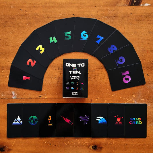 The Chaos Mode version of ONE TO TEN the card game.