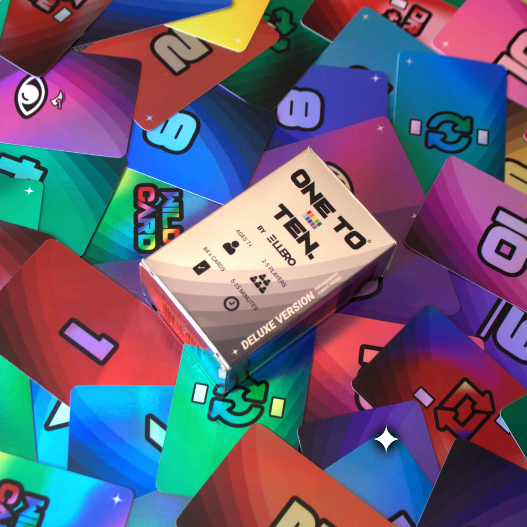 The deluxe version of ONE TO TEN the card game.