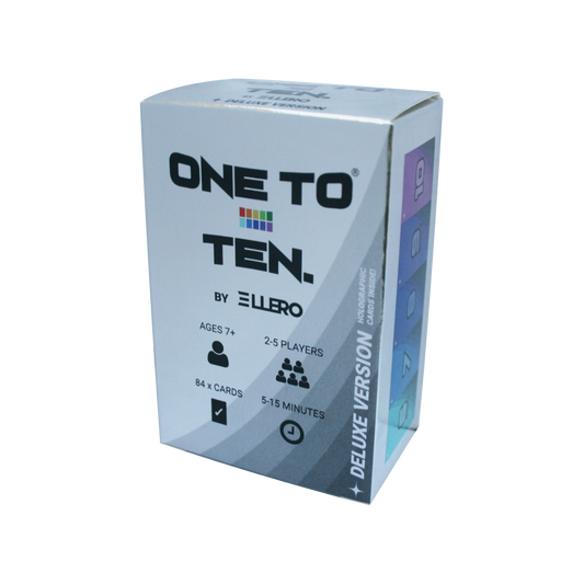 The deluxe version of ONE TO TEN the card game.