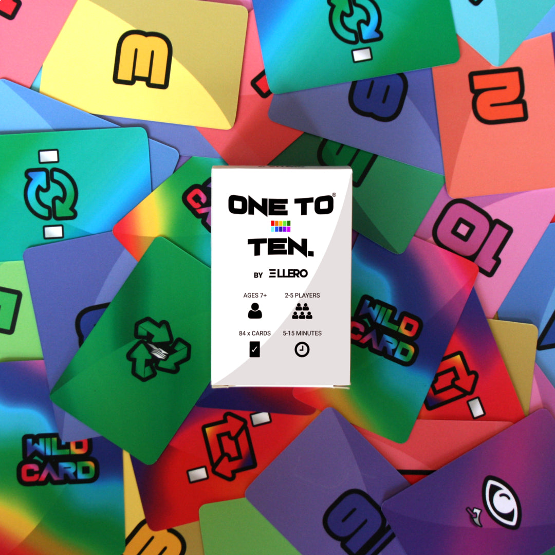 The original version of ONE TO TEN the card game.