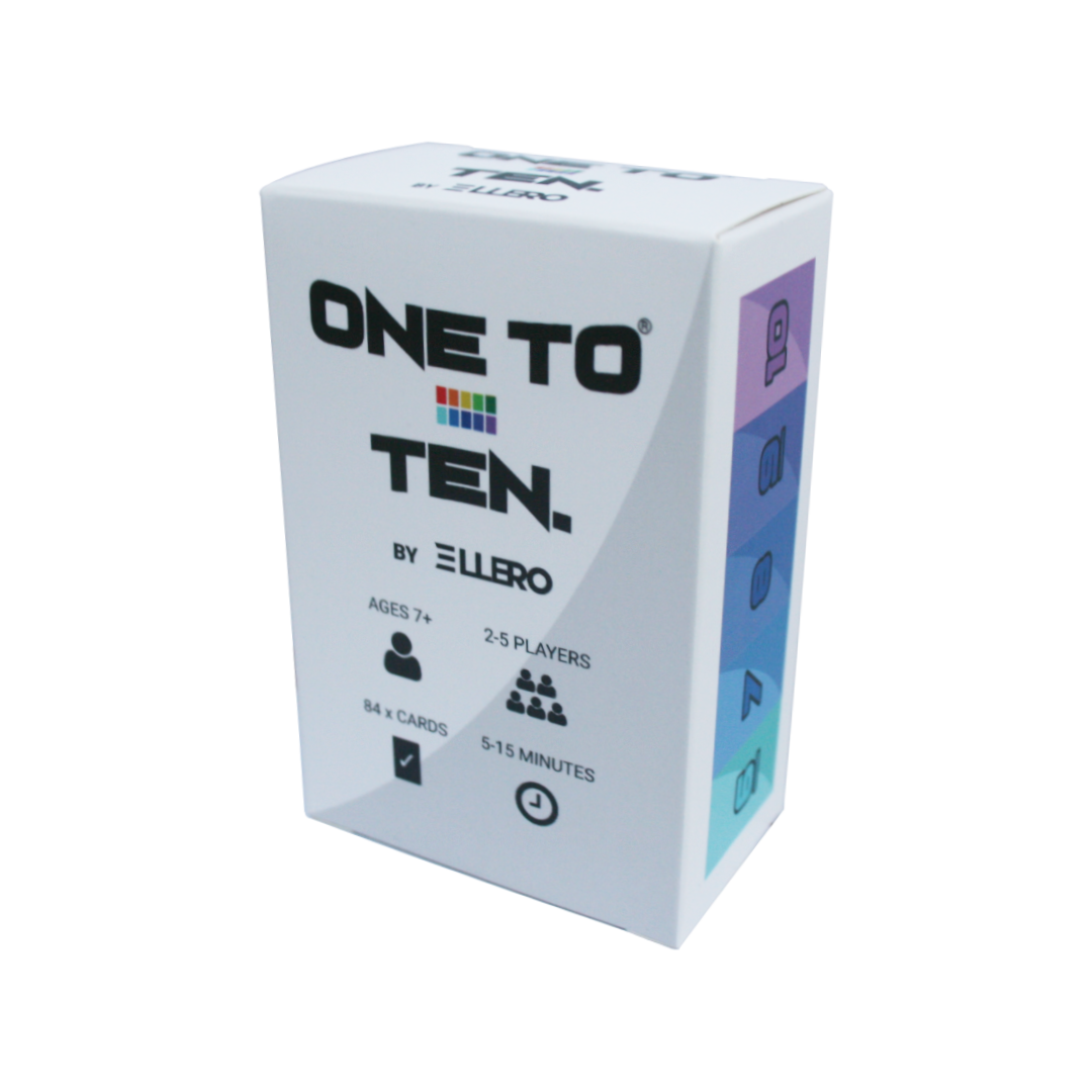 The original version of ONE TO TEN the card game.